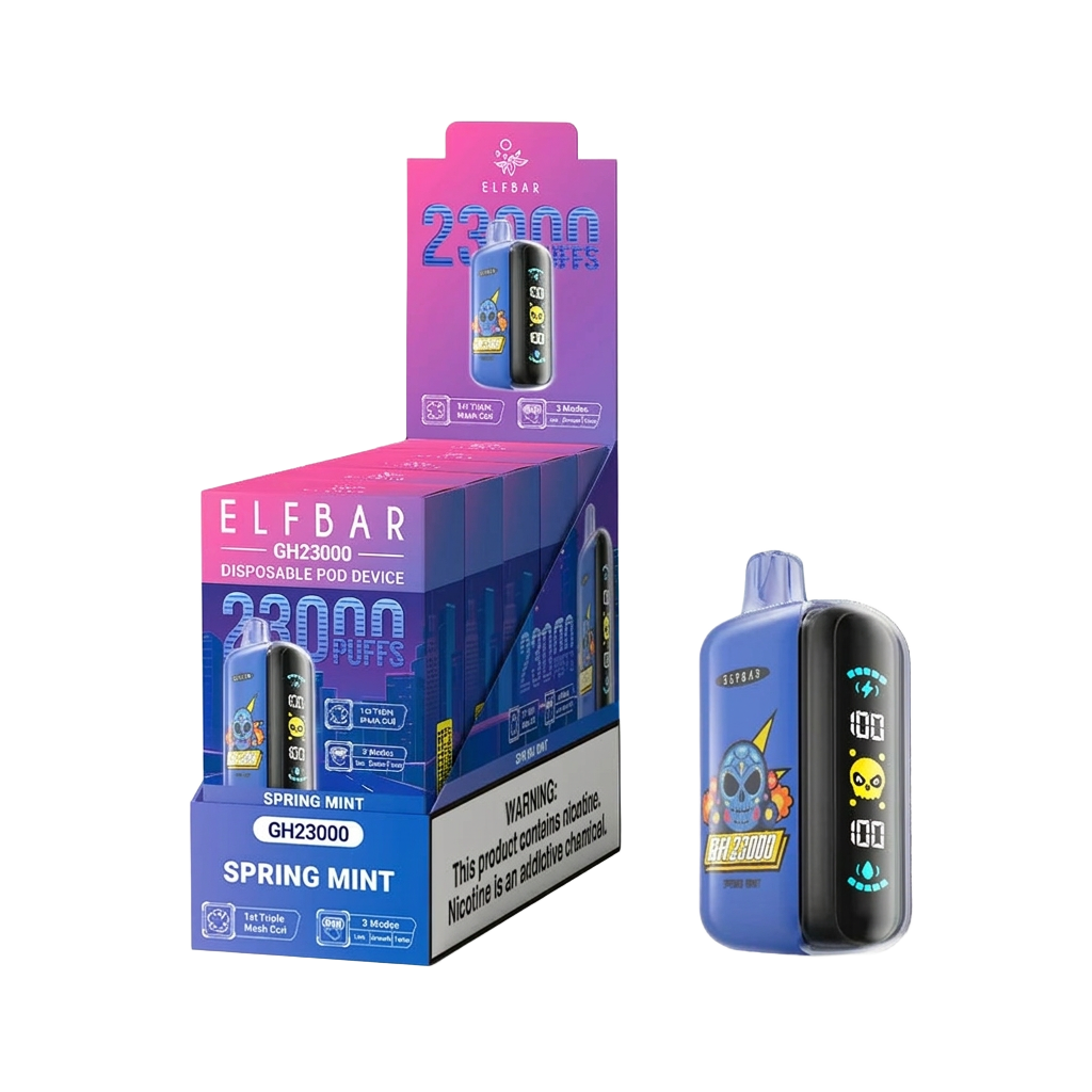 Elfbar GH 23K — pod descartável 23.000 puffs USB-C
